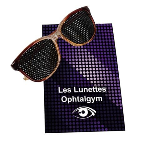 lunettes à trous|les lunettes à trous ophtalgym